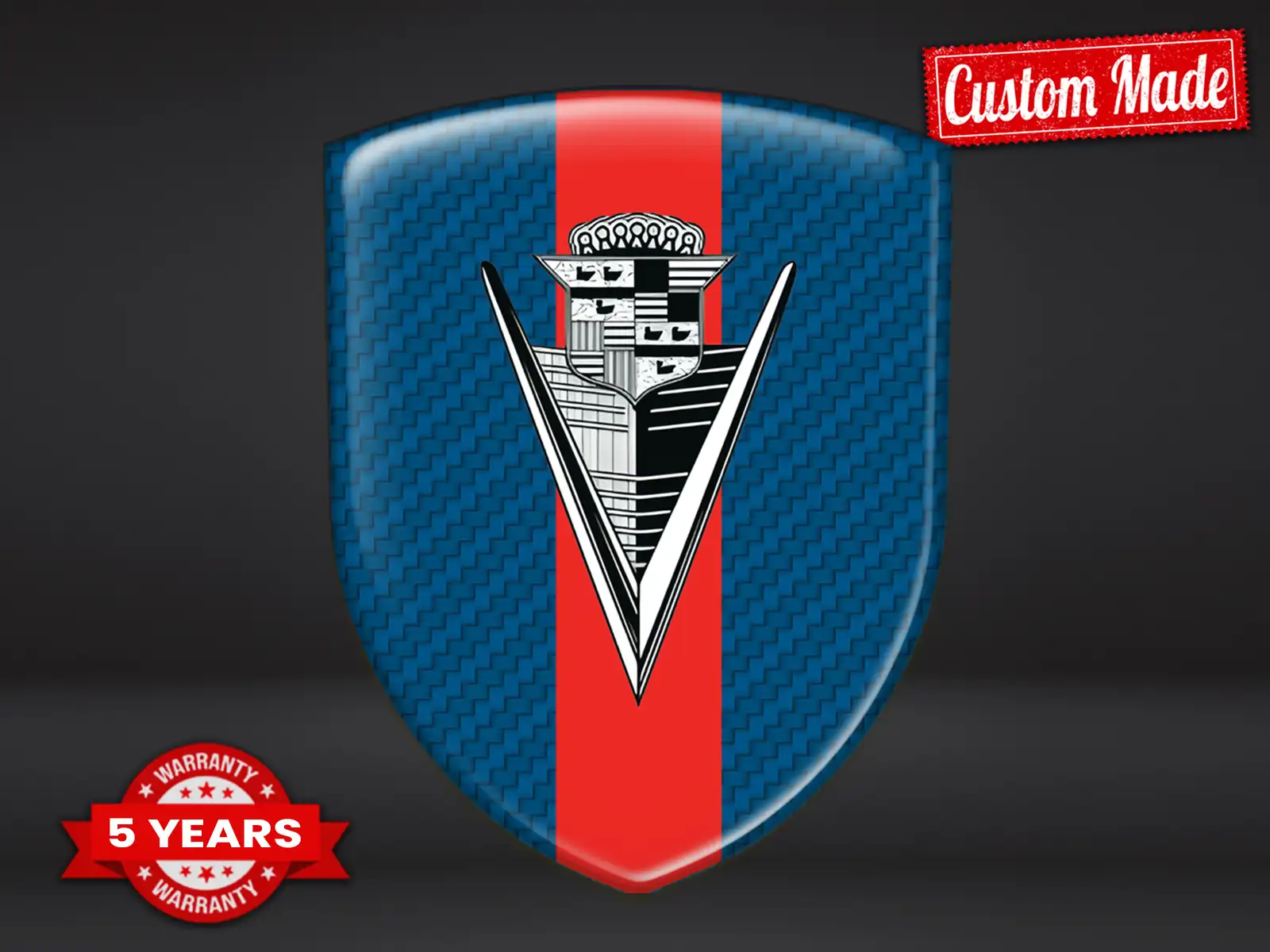 Cadillac Logo Silicona Auto Máximo Resistente Estilo Pro ST